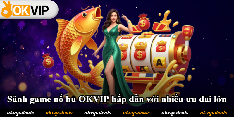 Sảnh game nổ hũ OKVIP hấp dẫn với nhiều ưu đãi lớn Sảnh game nổ hũ OKVIP hấp dẫn với nhiều ưu đãi lớn